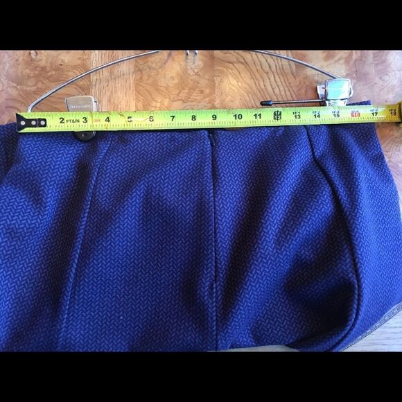 BLUE TWEED Midi Flare Skirt! - Picture 6 of 16